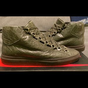 Balenciaga Arena Hi Olive Green Size 41 EU